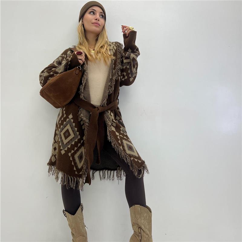 cardigan/kimono con cintura jasmine